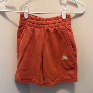 Nike Kids Salmon-Colored Shorts Size Small